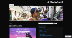 Desktop Screenshot of ablackjewel.wordpress.com