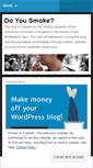 Mobile Screenshot of doyousmoke.wordpress.com