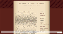 Desktop Screenshot of heathersglen.wordpress.com