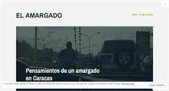 Desktop Screenshot of elamargado.wordpress.com