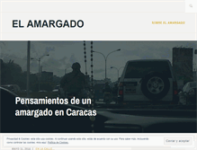 Tablet Screenshot of elamargado.wordpress.com