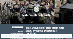 Desktop Screenshot of nabisalehsolidarity.wordpress.com