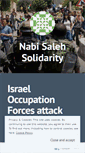 Mobile Screenshot of nabisalehsolidarity.wordpress.com