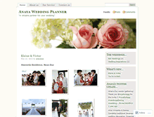 Tablet Screenshot of anayaweddingplanner.wordpress.com