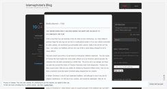 Desktop Screenshot of islamaphobe.wordpress.com