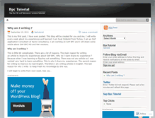 Tablet Screenshot of bpctutorial.wordpress.com