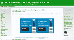 Desktop Screenshot of integratedfarm.wordpress.com