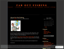 Tablet Screenshot of faroutfishing.wordpress.com