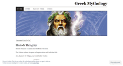 Desktop Screenshot of hesiodstheogony.wordpress.com