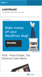 Mobile Screenshot of colinfieeld.wordpress.com