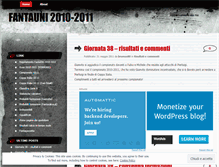 Tablet Screenshot of fantauni.wordpress.com