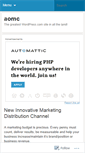 Mobile Screenshot of aomc.wordpress.com