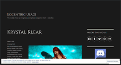 Desktop Screenshot of eccentricusagi.wordpress.com