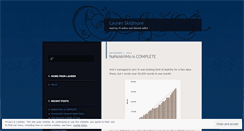 Desktop Screenshot of laurenskidmore.wordpress.com