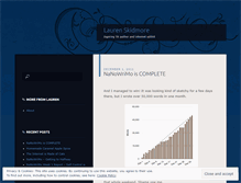 Tablet Screenshot of laurenskidmore.wordpress.com