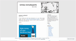 Desktop Screenshot of everydaypants.wordpress.com