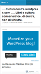 Mobile Screenshot of culturadestra.wordpress.com