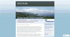 Desktop Screenshot of lawoftheland.wordpress.com