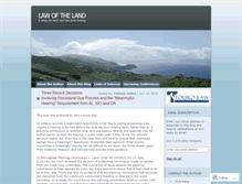 Tablet Screenshot of lawoftheland.wordpress.com