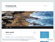 Tablet Screenshot of oldacasuallife.wordpress.com