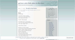 Desktop Screenshot of placeinthestars.wordpress.com