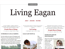 Tablet Screenshot of livingeagan.wordpress.com