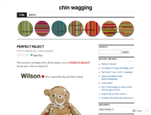 Tablet Screenshot of chinwaggingcom.wordpress.com