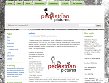 Tablet Screenshot of pedestrianpictures.wordpress.com