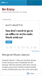 Mobile Screenshot of beenjoy.wordpress.com
