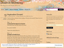 Tablet Screenshot of pacificgroveinn.wordpress.com