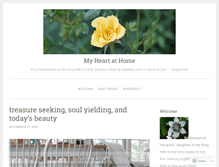 Tablet Screenshot of myheartathome.wordpress.com
