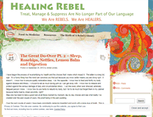 Tablet Screenshot of healingrebel.wordpress.com