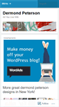 Mobile Screenshot of dermondpeterson.wordpress.com
