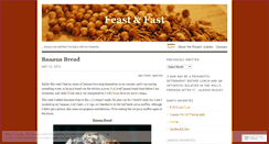 Desktop Screenshot of feastandfast.wordpress.com