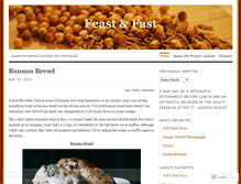 Tablet Screenshot of feastandfast.wordpress.com