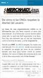 Mobile Screenshot of merchandlinux.wordpress.com