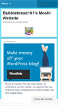 Mobile Screenshot of moshimonstersbubblebread101.wordpress.com
