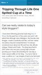 Mobile Screenshot of onespilledcup.wordpress.com