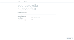 Desktop Screenshot of cydiaiphonitest.wordpress.com