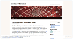 Desktop Screenshot of bestrosevillehomes.wordpress.com