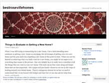Tablet Screenshot of bestrosevillehomes.wordpress.com