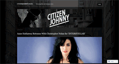 Desktop Screenshot of citizenjohnny.wordpress.com