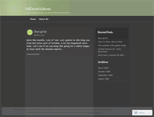Tablet Screenshot of falldowngoboom.wordpress.com