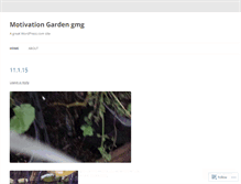 Tablet Screenshot of googlemygarden.wordpress.com