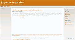 Desktop Screenshot of extrasysblog.wordpress.com