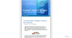 Desktop Screenshot of coastalaudiochanger.wordpress.com