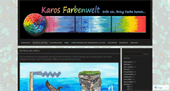 Desktop Screenshot of karosfarbenwelt.wordpress.com