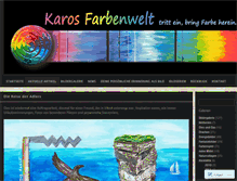 Tablet Screenshot of karosfarbenwelt.wordpress.com