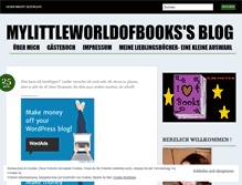 Tablet Screenshot of mylittleworldofbooks.wordpress.com