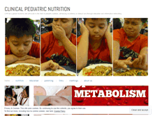 Tablet Screenshot of pediatricnutrition.wordpress.com